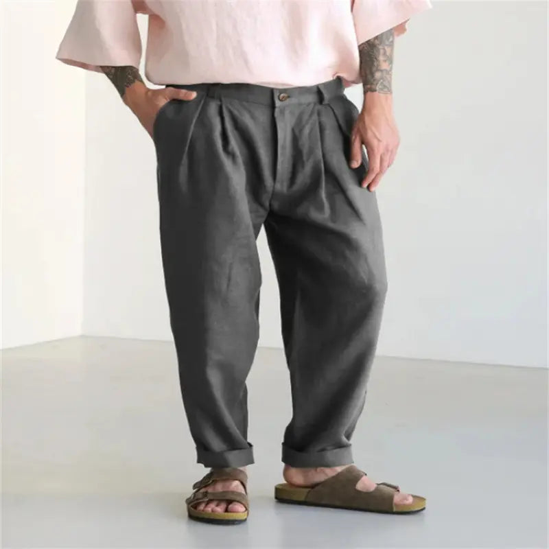 Casual Linen Pants VogueVista Collective