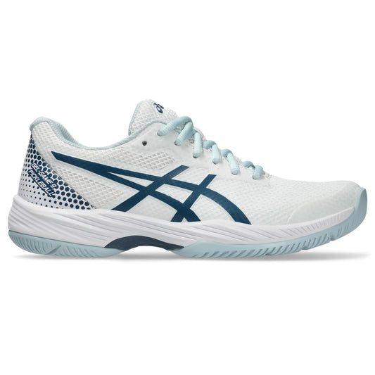 ASICS Womens Gel-Game 9 Pickleball Shoes 8 White/Vintage Indigo